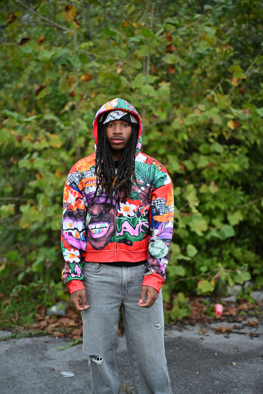 Lavish Dreams “Richer Than Yo Ex” Red Zip-Up