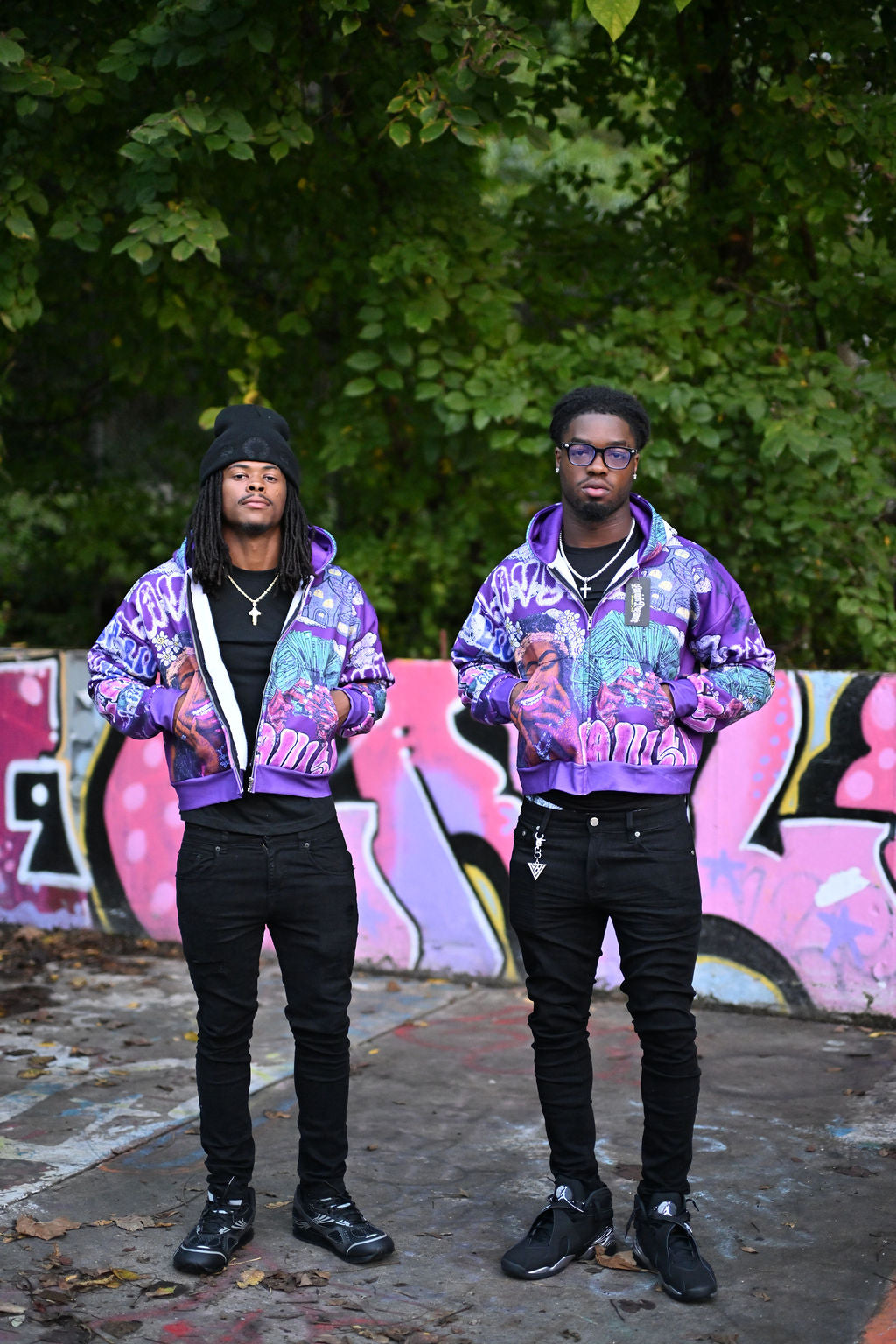 Lavish Dreams “Get Money” purple Zip -Up