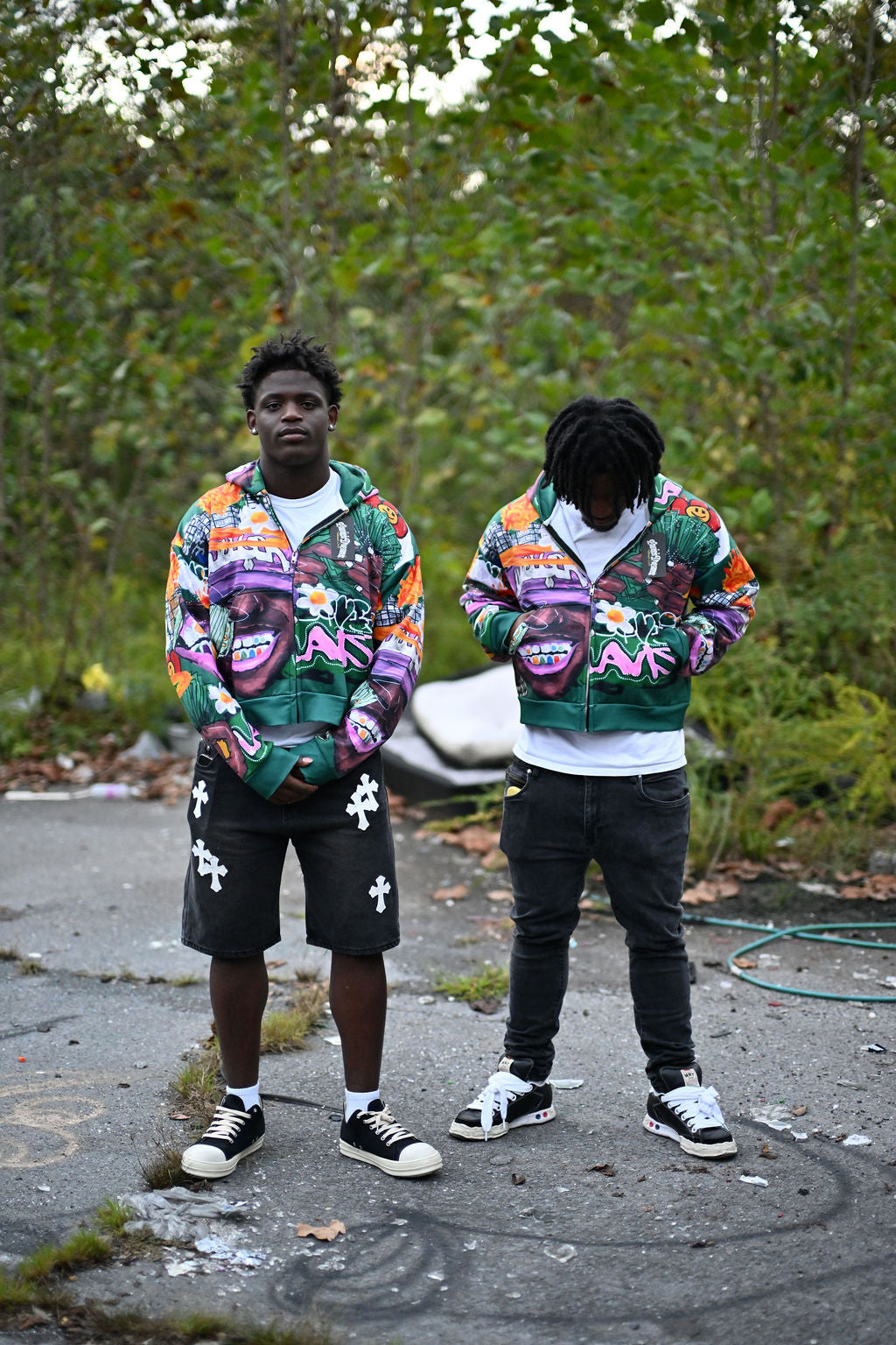 Lavish Dreams “Richer Than Yo Ex” Green Zip-Up