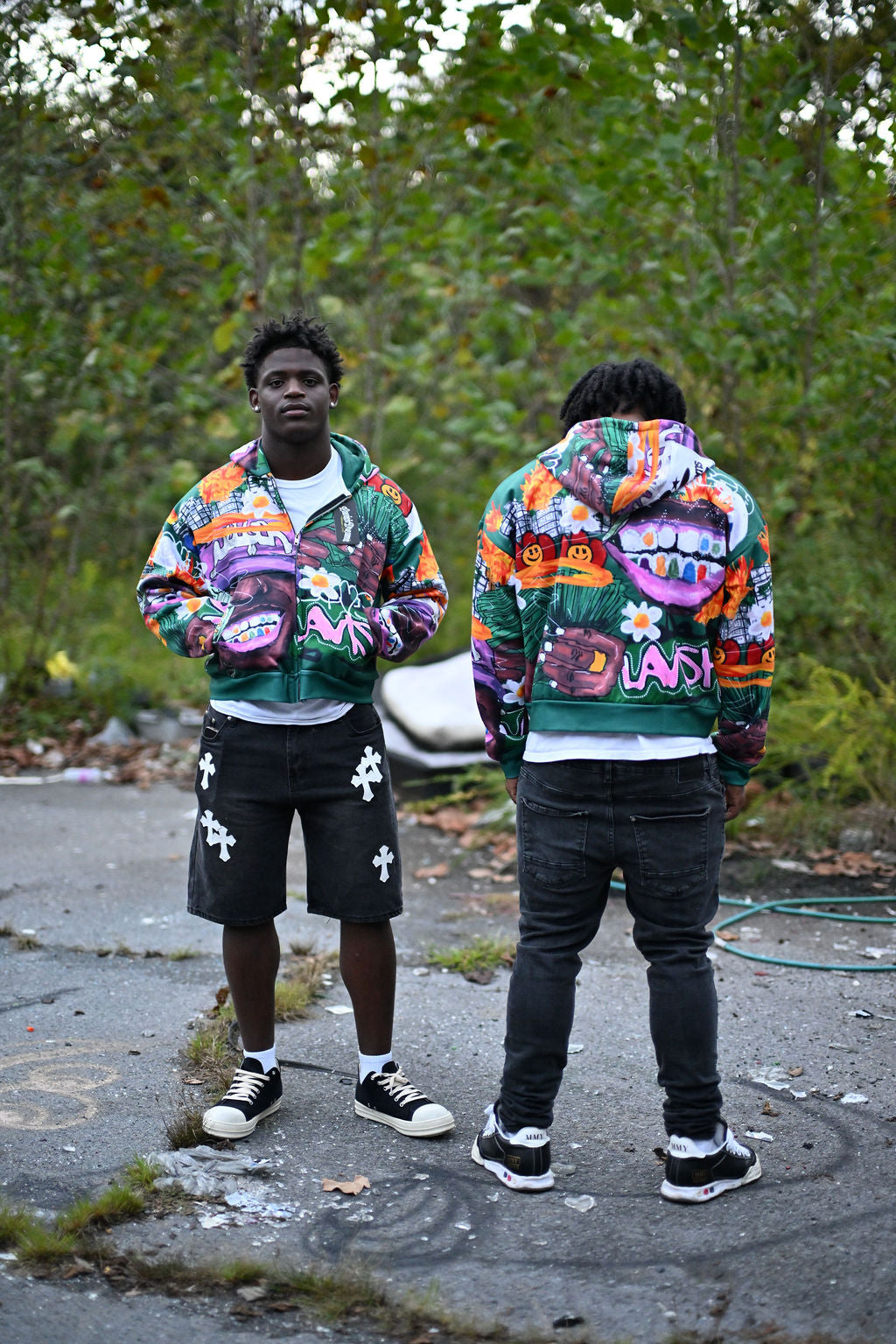 Lavish Dreams “Richer Than Yo Ex” Green Zip-Up