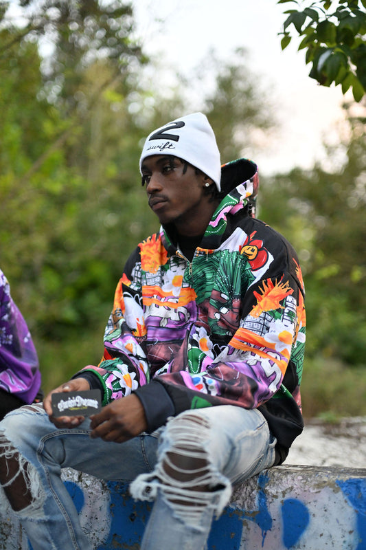Lavish Dreams “Richer Than Yo Ex” Black Zip-Up