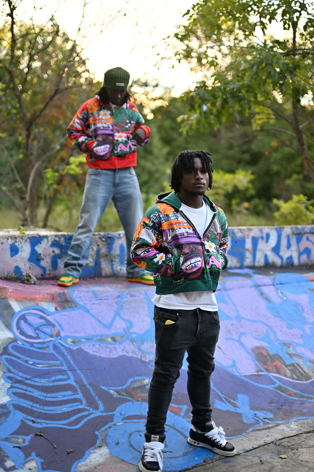 Lavish Dreams “Richer Than Yo Ex” Green Zip-Up